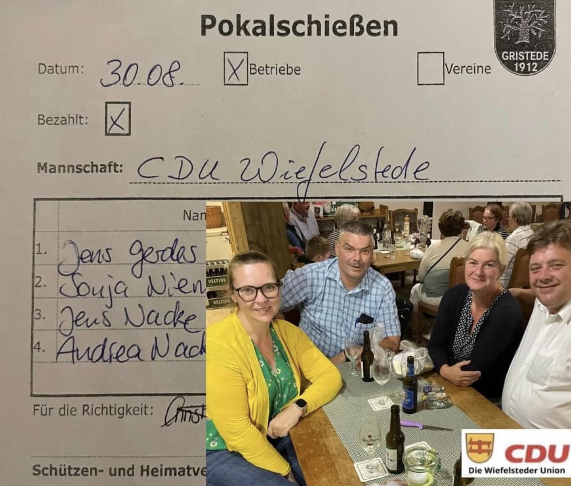 V.l.n.r. Andrea Nacke, Jens Gerdes, Sonja Niemeier und Jens Nacke