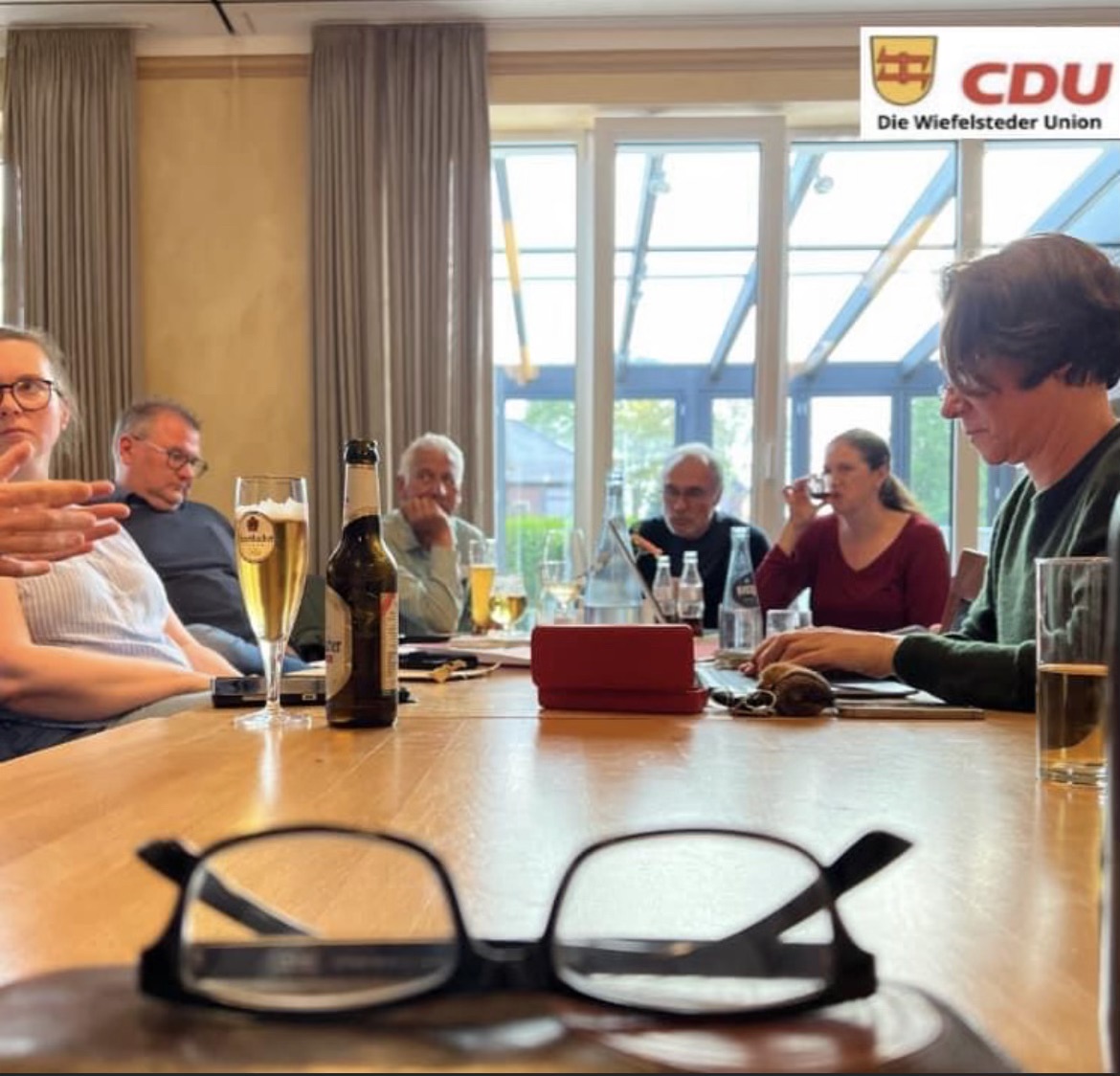 V.la.r. Andrea Nacke, Tim Lenger, Helmut Stalling, Johannes Heyen, Ilka Studnik, Dr. Sabine Mangold Will, vorne nicht im Bild Tanja Pohl