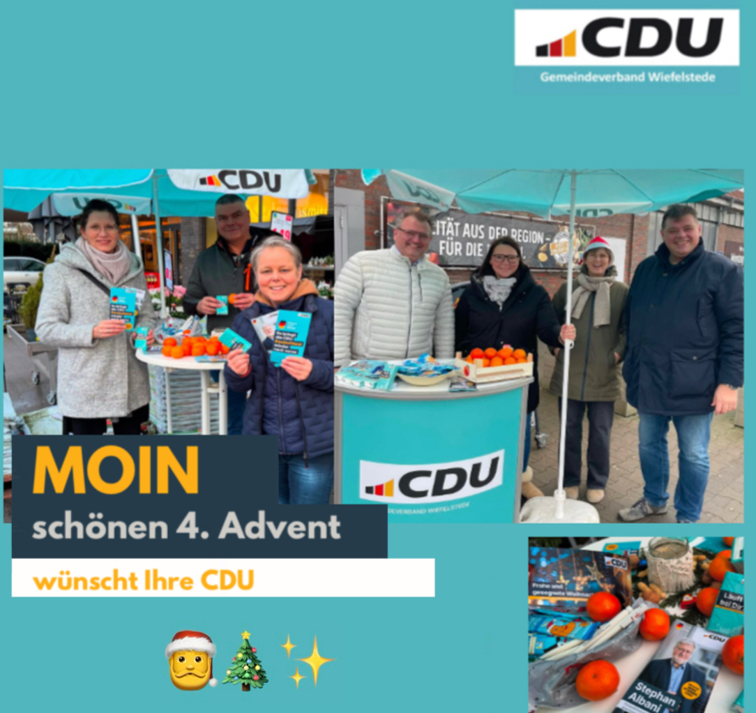Vor Ort am Stand in Metjendorf:
Claudia Steinke, Jens Gerdes, Tanja Pohl
Vor Ort am Stand in Wiefelstede:
Tim Lenger, Andrea Nacke und Jens Nacke