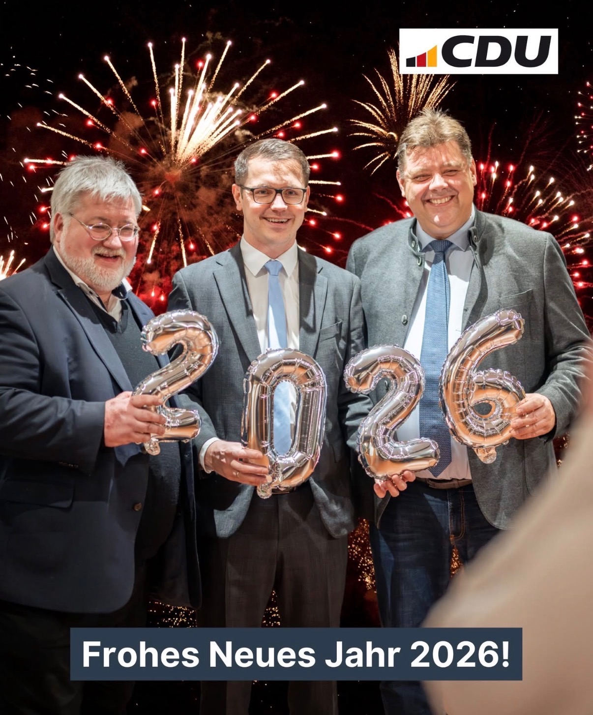 v.l.n.r. Stephan Albani - Hendrik Lehners Landratskandidat Ammerland, Jens Nacke