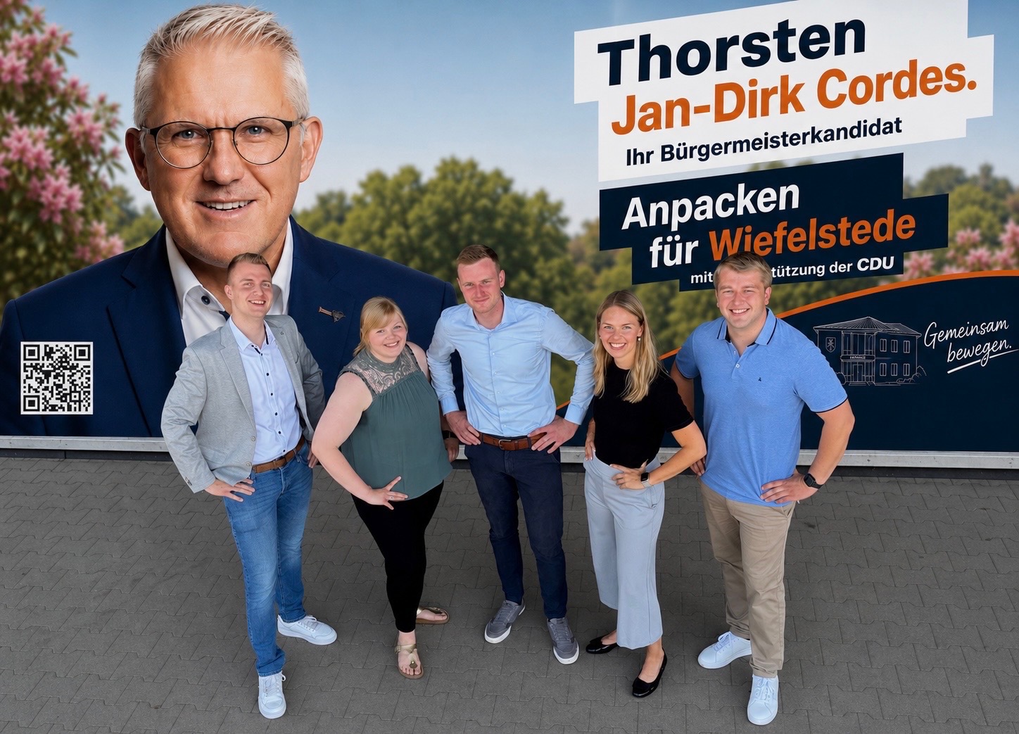 v.l.n.r.
Julian H�ffgen, Lena Konegen, Noah Andersson, Christin Kruse und Steffen B�rger